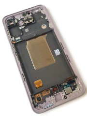 ORG Wyświetlacz LCD oryginalny z ramką do Samsung Galaxy A55 5G, lawendowy