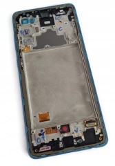 ORG Wyświetlacz LCD oryginalny ramka Samsung Galaxy A72 (SM-A725) niebieski