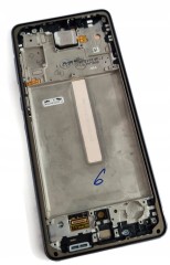 ORG Wyświetlacz LCD oryginalny z ramką Samsung Galaxy A73 (SM-A736) czarny
