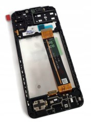 ORG Wyświetlacz LCD oryginalny ramka Samsung Galaxy M13 4G (SM-M135) czarny