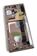 ORG Wyświetlacz LCD oryginalny z ramką Samsung Galaxy Note 20 Ultra brązowy