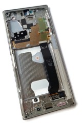 ORG Wyświetlacz LCD oryginalny z ramką Samsung Galaxy Note 20 Ultra biały