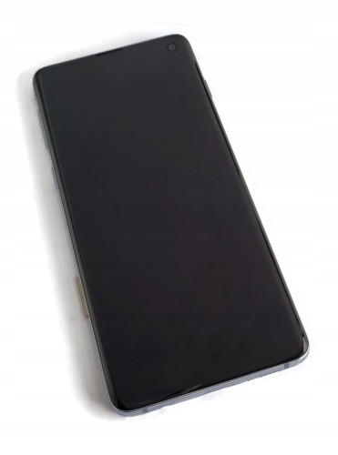 ORG Wyświetlacz LCD oryginalny ramka Samsung Galaxy S10 (SM-G973) niebieski