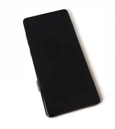 ORG Wyświetlacz LCD oryginalny ramka Samsung Galaxy S10+ Plus SM-G975 biały