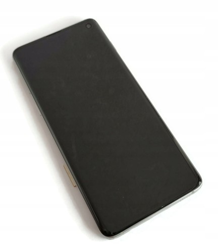 ORG Wyświetlacz LCD oryginalny z ramką Samsung Galaxy S10 (SM-G973) biały