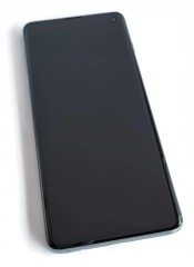 ORG Wyświetlacz LCD oryginalny z ramką Samsung Galaxy S10 (SM-G973) zielony