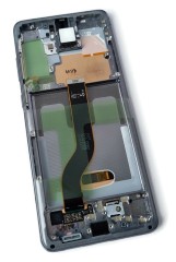 ORG Wyświetlacz LCD oryginalny ramka Samsung Galaxy S20+ SM-G985 G986 szary