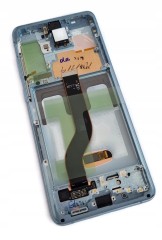 ORG Wyświetlacz LCD oryginalny ramka Samsung Galaxy S20+ Plus niebieski