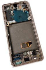 ORG Wyświetlacz LCD oryginalny ramka Samsung Galaxy S21 5G (SM-G991) fiolet