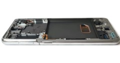 ORG Wyświetlacz LCD oryginał z ramką do Samsung Galaxy S21 5G SM-G991 biały