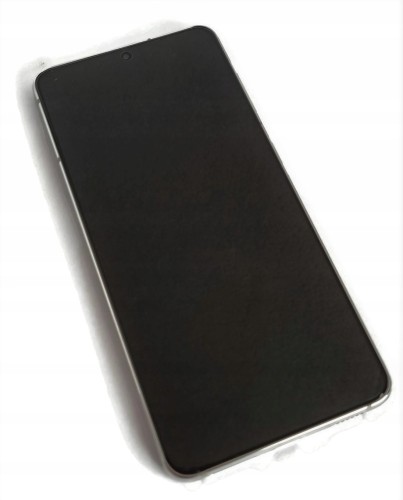 ORG Wyświetlacz LCD oryginalny ramka Samsung Galaxy S21 5G (SM-G991) biały