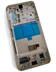 ORG Wyświetlacz LCD oryginalny ramka Samsung Galaxy S22 (SM-S901) fioletowy