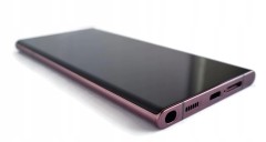 ORG Wyświetlacz LCD oryginalny z ramką Samsung Galaxy S22 Ultra burgundowy