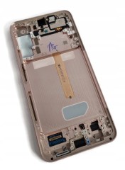 ORG Wyświetlacz LCD oryginalny z ramką Samsung Galaxy S22+ Plus G906 różowy