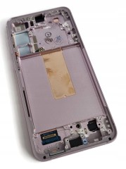ORG Wyświetlacz LCD oryginalny z ramką Samsung Galaxy S23+ Plus lawendowy