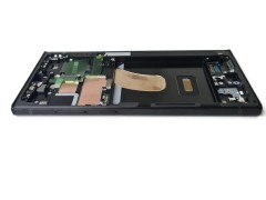 ORG Wyświetlacz LCD oryginalny z ramką Samsung S23 Ultra (SM-S918) Szary