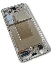 ORG Wyświetlacz LCD oryginalny z ramką do Samsung Galaxy S24 (S921) szary