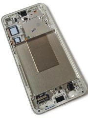 ORG Wyświetlacz LCD oryginalny z ramką Samsung Galaxy S24+ S24 Plus, szary