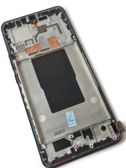 HQ Wyświetlacz LCD OLED z ramką do Xiaomi 12T/12T Pro 5G, czarny