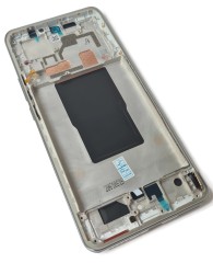 HQ Wyświetlacz OLED LCD z ramką do Xiaomi 12T | 12T Pro 5G, srebrny