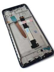 HQ Wyświetlacz LCD z ramką do Xiaomi Poco X3 | X3 NFC | X3 Pro, niebieski