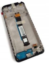 ORG Wyświetlacz LCD oryginalny z ramką Xiaomi Redmi 10C | Poco C40, czarny