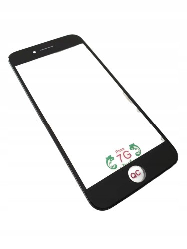 Szybka serwisowa wyświetlacza ramka + OCA do iPhone 7, A1660 czarna