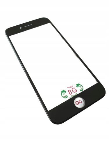 Szybka serwisowa wyświetlacza ramka + klej OCA do iPhone 8, A1863 czarna