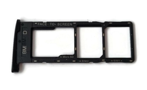 Szufladka tacka kart uchwyt SIM do Motorola G6 Plus granatowa