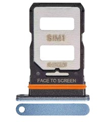 Szufladka tacka uchwyt karty SIM do Xiaomi Redmi Note 12 Pro+ 5G, niebieska