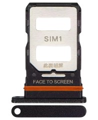 Szufladka tacka uchwyt karty SIM do Xiaomi Redmi Note 12 Pro+ 5G, czarna
