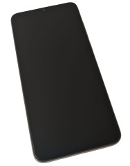 HQ Wyświetlacz LCD z ramką do Xiaomi Redmi Note 8 Pro, srebrny