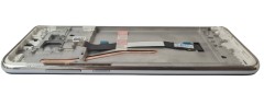 HQ Wyświetlacz LCD z ramką do Xiaomi Redmi Note 8 Pro, srebrny