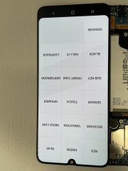 ORG Regenerowany LCD wyświetlacz ekran do Samsung Galaxy A70 (NR1) czarny