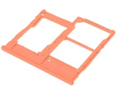 Szufladka tacka uchwyt karty SIM Samsung Galaxy A20E (SM-A202) pomarańczowa