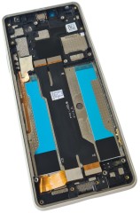 ORG Wyświetlacz LCD oryginalny z ramką do Sony Xperia 10 III (biały)