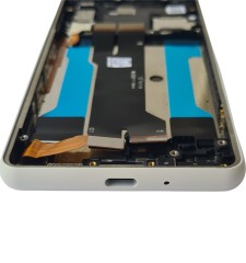 ORG Wyświetlacz LCD oryginalny z ramką do Sony Xperia 10 III (biały)