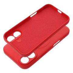 Etui SILICONE Mag Cover z MagSafe do iPhone 16 Plus, Czerwony