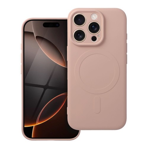 Etui SILICONE Mag Cover z MagSafe do iPhone 16 Pro, Różowy