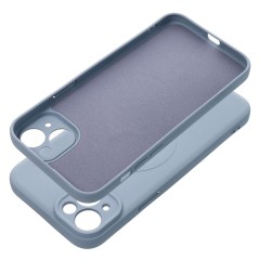 Etui SILICONE Mag Cover z MagSafe do iPhone 15 Plus, Jasnoniebieski