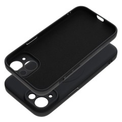 Etui SILICONE Mag Cover z MagSafe do iPhone 15 Plus, Czarny