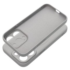 Etui SILICONE Mag Cover z MagSafe do iPhone 15 Pro, Tytanowy Szary