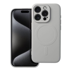 Etui SILICONE Mag Cover z MagSafe do iPhone 15 Pro, Tytanowy