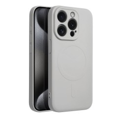 Etui SILICONE Mag Cover z MagSafe do iPhone 15 Pro, Tytanowy