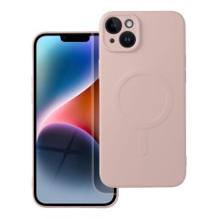 Etui SILICONE Mag Cover z MagSafe do iPhone 14 Plus, Różowy