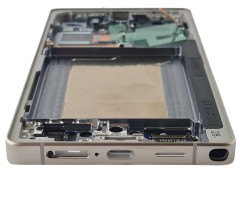 ORG Wyświetlacz LCD oryginalny z ramką Samsung Galaxy S25 Ultra black/grey