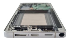 ORG Wyświetlacz LCD oryginalny z ramką Samsung Galaxy S25 Ultra white/blue