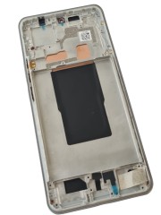 ORG Wyświetlacz LCD oryginalny z ramką do Xiaomi 12T | 12T Pro srebrny