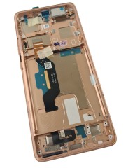 ORG Wyświetlacz LCD oryginalny z ramką do Motorola Edge 50 Ultra, pomarańcz