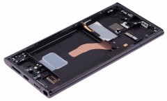 HQ Wyświetlacz OLED LCD z ramką Samsung Galaxy S22 Ultra (SM-S908) czarny